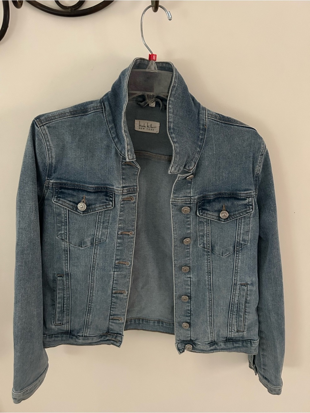 Nicole Miller Medium Wash Denim Jacket